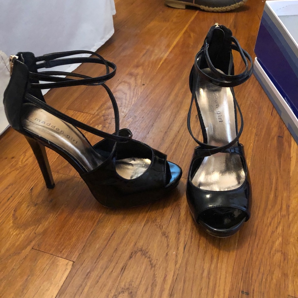 Madden Girl Strapped Open-Toed Heels